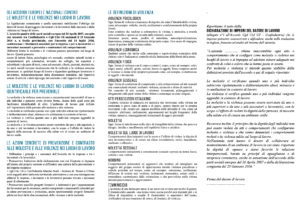 Brochure violenza sul lavoro retro